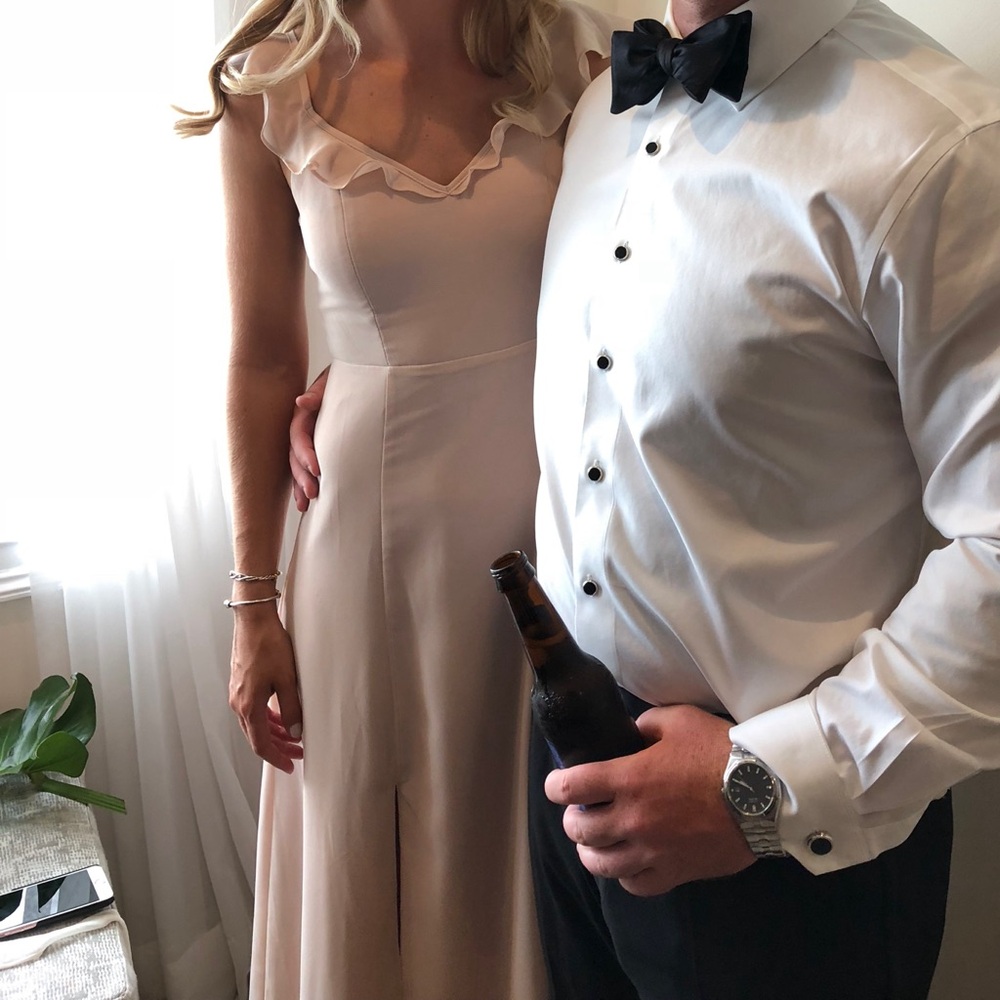BHLDN pink dress worn once